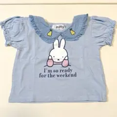 ★超美品★ミッフィー 襟付きTシャツ 90cm バースデイ