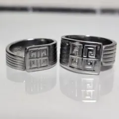 GIVENCHY スプーンリング 2点セット 約20と23号