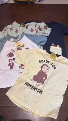 おさるのジョージ Tシャツ 4枚セットのサムネイル