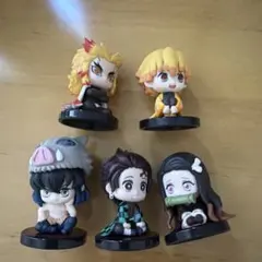 鬼滅の刃　フィギュアセット　炭治郎　ねずこ　ねづこ　伊之助　煉獄　善逸