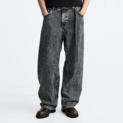 ZARA ザラ WIDE LEG デニムパンツ ジーンズ シーパン