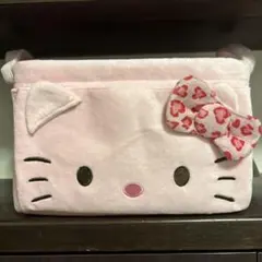 しまむら　キティー　仕切り小物入れ　ハローキティ　ピンクヒョウ柄