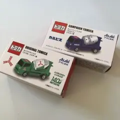 トミカ　カルピスミキサー車　三ツ谷ミキサー車