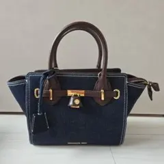 美品　未使用　サマンサベガ　Samantha vega デニム ハンドバッグ