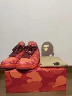 新品26.0㎝】 APE BAPE STA カラーカモ パテント スニーカー - メルカリ