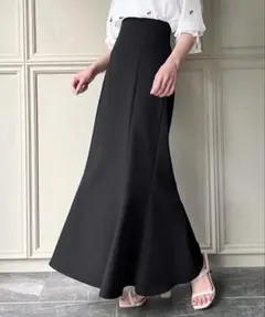 JUNOAH　ハイウエストレースアップ　マーメイドスカート