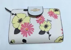 ❤訳アリ❤　[コーチ] レディース 二つ折り財布ミディアム COACH フラワー