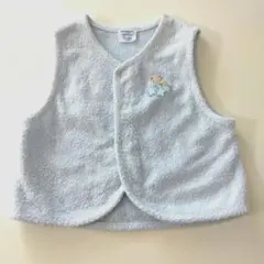 ファミリア 70〜85cm ベビーベスト 水色 ファミちゃん スリーパー