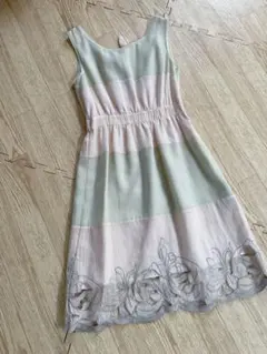 本日限定値下げ！　ワンピース　シフォン　レース　Mサイズ