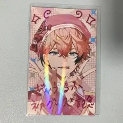 にじさんじ　ぎゃうるふ　ランダムチェキ風カード　R ぎゃう　赤城ウェン