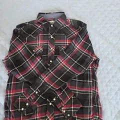 BACK NUMBER チェック柄 長袖シャツ Lのサムネイル