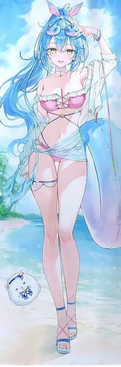 C106 コミケ リン☆ユウ 雪花ラミィ 等身大タペストリー m42427912416_1.jpg?1728117352