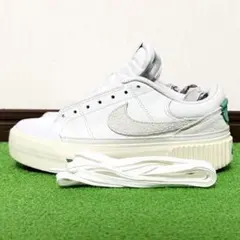 NIKE ナイキ コート レガシー リフト 厚底 スニーカー 白 23cm