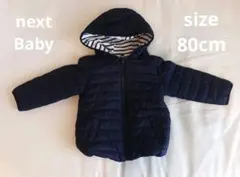 next Baby アウター 80cm ネイビー