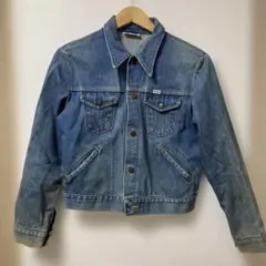 週末値下げ❗️ラングラー デニムジャケット レインボータグ 刻印ボタン