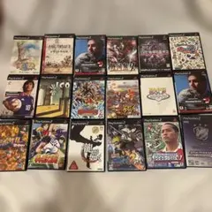 PS2 ゲームソフト プレステ2 まとめ売り　18本セット