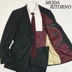 【極美品】MODA RITORNO モダリトルノ　セットアップ　スーツ　黒　L位