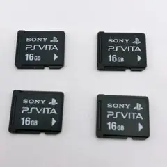SONY PSVITA 16GB メモリーカード 4個セット