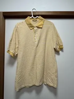 ラコステ　ポロシャツ　ボーダー　古着