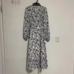 FRAY.I.D花柄長袖ロングワンピース