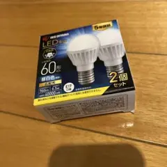 IRIS OHYAMA LED電球 E17 60形相当 昼白色 2個セットのサムネイル
