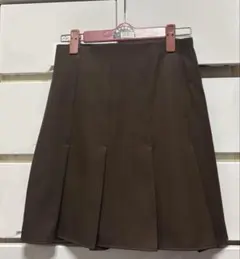 ナイスクラップ/プリーツミニスカート ブラウン
