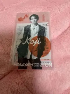 向井康二 クリアステッカー Snow Man Dome tour on