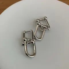 ハードウエア シルバーピアス U字ピアス
