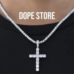 ICEDOUT Cross chain (tennis chain)