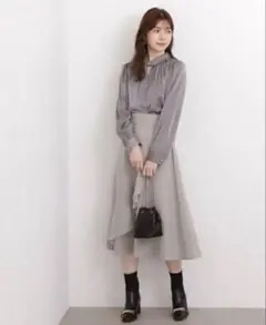 PROPORTION BODY DRESSING ラッフルフレアスカート