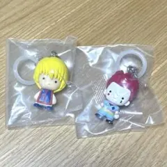 【2点セット】 ハンターハンター めじるしアクセサリー ヒソカ クラピカ