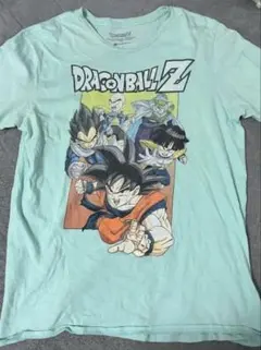 古着　ドラゴンボールZ グラフィックTシャツ ミントグリーン