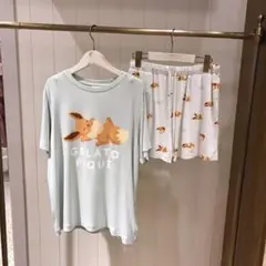 半袖ショートパンツ GELATO PIQUE ポケモンピカチュウ ルームウェア