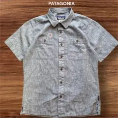 Patagonia パタゴニア 半袖シャツ ストライプ柄 ヘンプ コットンのサムネイル