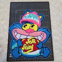 新品未使用『ねこアイロン刺繍ワッペン』特大１枚　手芸材料　パーツ