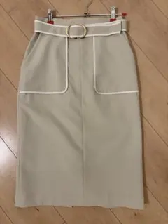 ナチュラルビューティーベーシック ひざ丈スカート