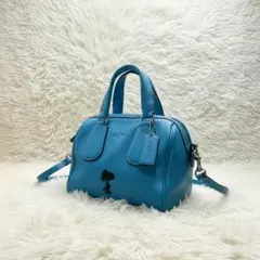 希少✨COACH スヌーピー コラボ ショルダーバッグ ハンドバッグ2WAY