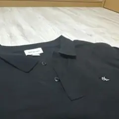 Calvin Klein Jeans ブラック 長袖ポロシャツ