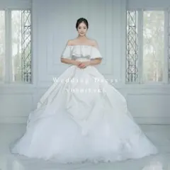 YNS WEDDING プリンセスライン ミントグリーンカラードレス - メルカリ