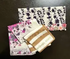 Burberry & Michael Kors &Sybillaハンカチ〜中古〜