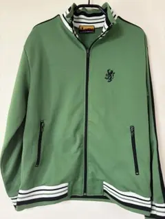 ★値下げ★古着 ブルックリン ジャージ ジップアップ トラックトップ グリーン