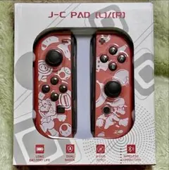 動作確認済 Switch ジョイコン マリオ ルイージ柄 互換 赤白 非純正