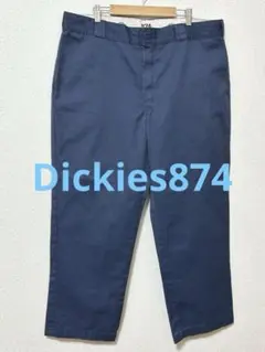 Dickies874ネイビー ワークパンツ メキシコ製 極太 W40L29