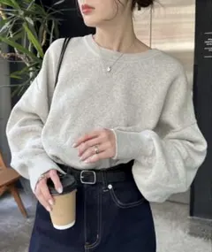 CIAOPANIC TYPY スウェットライクボリュームスリーブニット