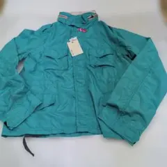 #15.ターコイズ マウンテンパーカー 新品タグ付き