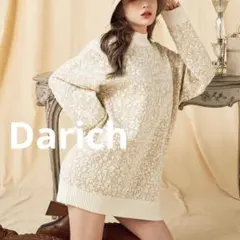 Darich フローウィングフラワーニットワンピース