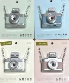 【新品】3COINS スリーコインズ ミニトイカメラ　 4個セット