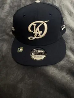 ポ*ん様 New Era 9FIFTY ネイビーキャップ LA Dodgers