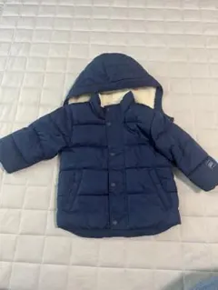 ネイビー フリース内側付きアウター