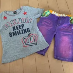 男の子 Tシャツ 半ズボン BABYDOLL 140cm